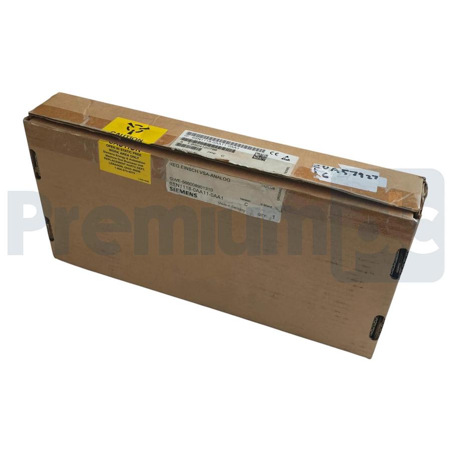 Siemens 6SN1118-0AA11-0AA1 SIMODRIVE 611 Standard Control Unit 1-Axis Ver. C NEW