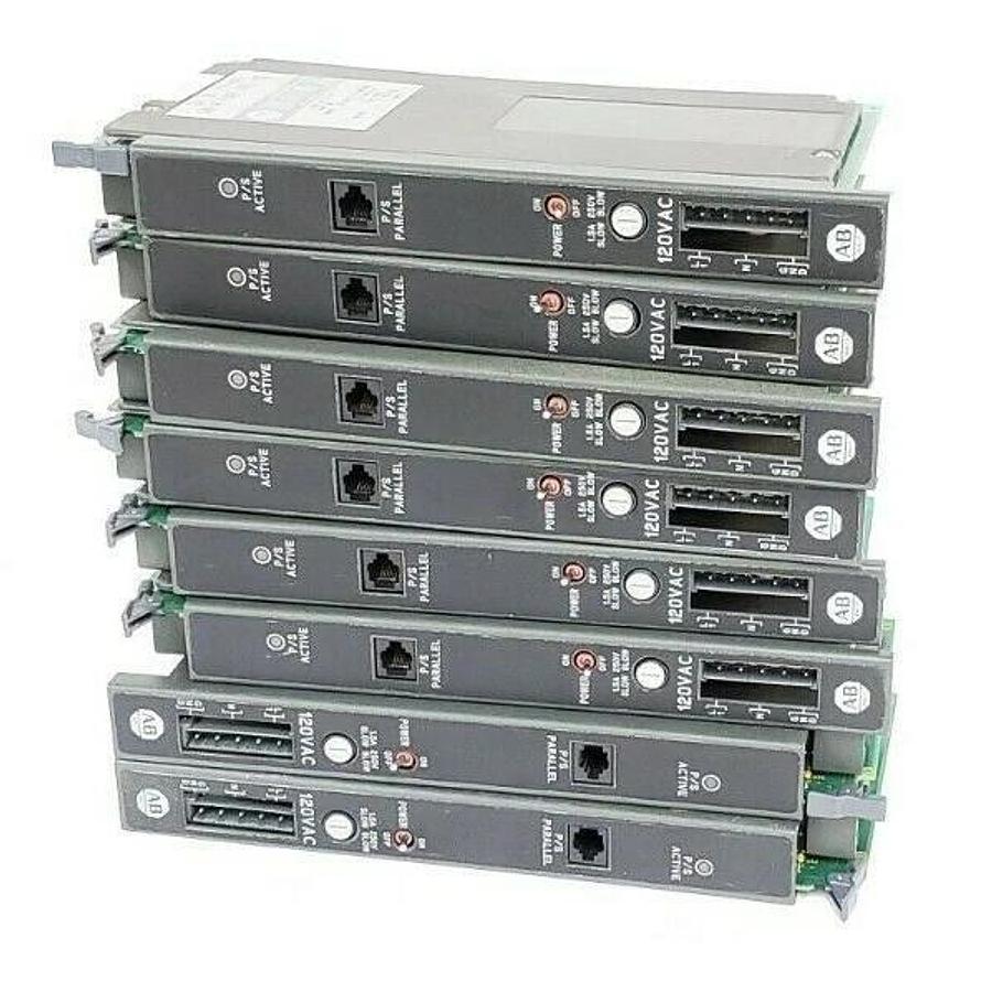 Used LOT OF 8 ALLEN BRADLEY 1771-P4S AC POWER SUPPLY MODULES 120V