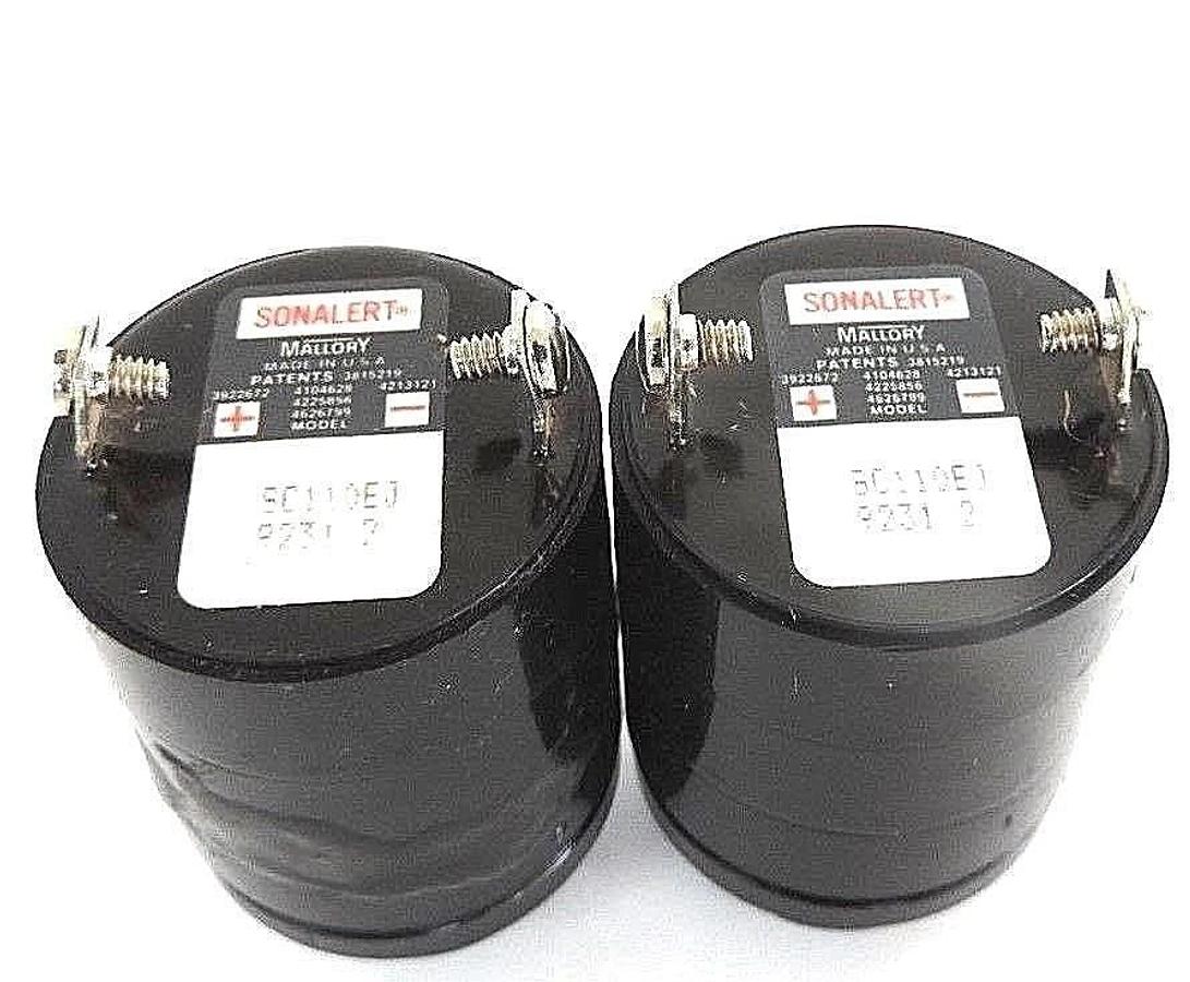 Used LOT OF 2 MALLORY SONALERT SC110EJ ALARMS