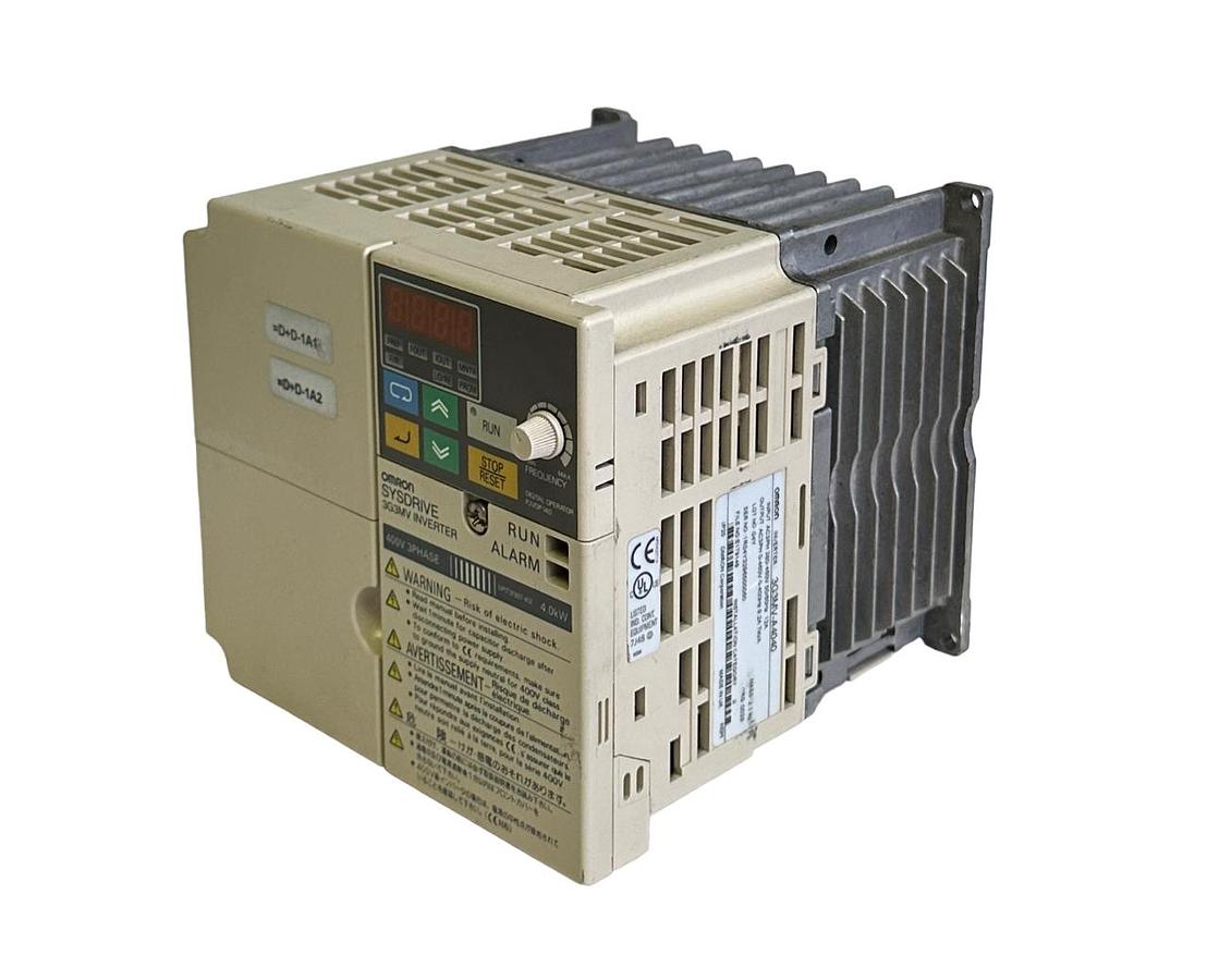 Used OMRON 3G3MV-A4040 / 3G3MVA4040 INVERTER DRIVE 380-460VAC 50/60Hz 12A 3G3MV PJOP