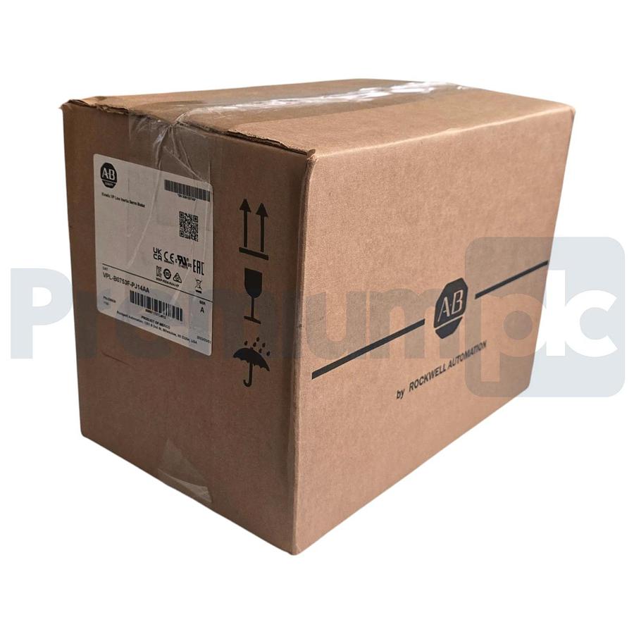 Opened Allen Bradley VPL-B0753F-PJ14AA /A Kinetix VP Servo Motor w/ 24V Brake