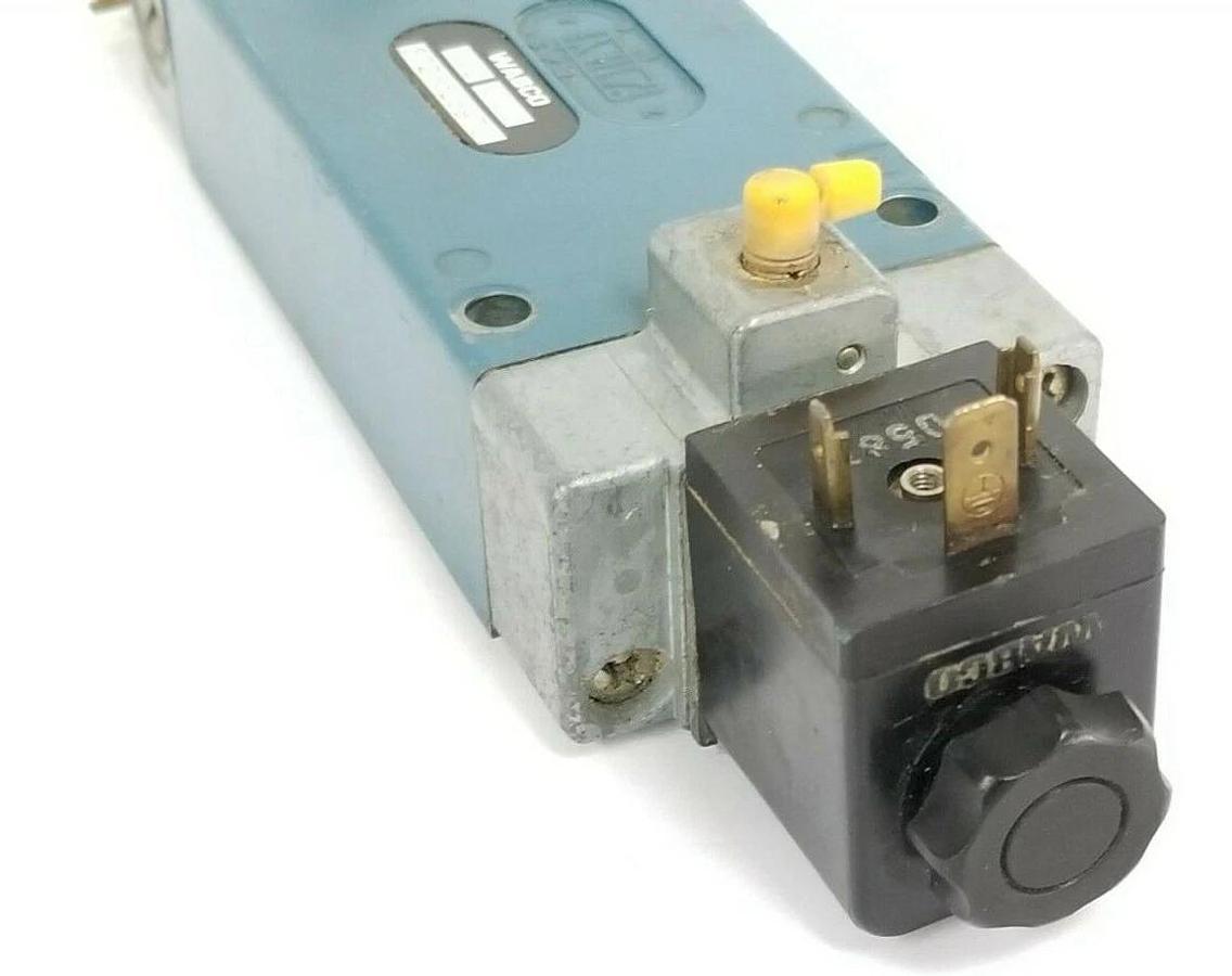 Used WABCO 5726325970 VALVE 002 4085 W/ COILS 110V 50/60HZ 10 BAR MAX