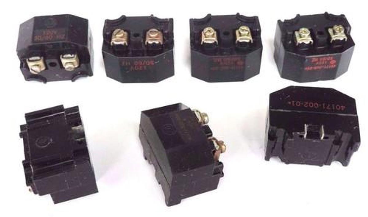 Used LOT OF 7 ALLEN BRADLEY 40171-002-01 TRANSFORMER MODULES FOR PILOT LIGHT 120VAC