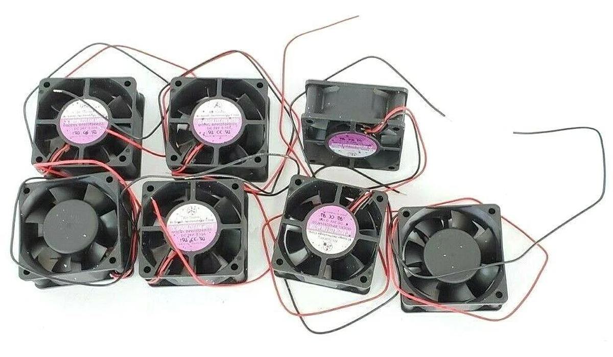 Used LOT OF 7 BI-SONIC TECHNOLOGY BP602524M-03 DC BRUSHLESS FAN MOTORS