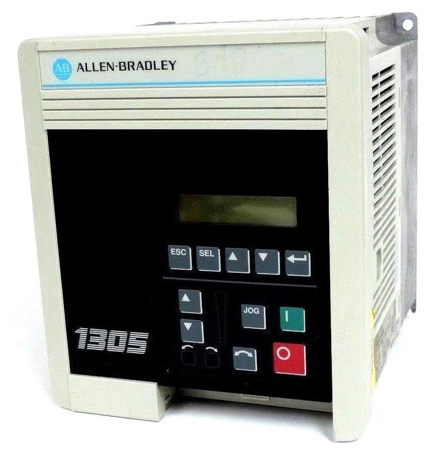 Used ALLEN BRADLEY 1305-BA04A DRIVE 380-460V SER. C W/ 1201-HA2 PROGRAMMING TERMINAL