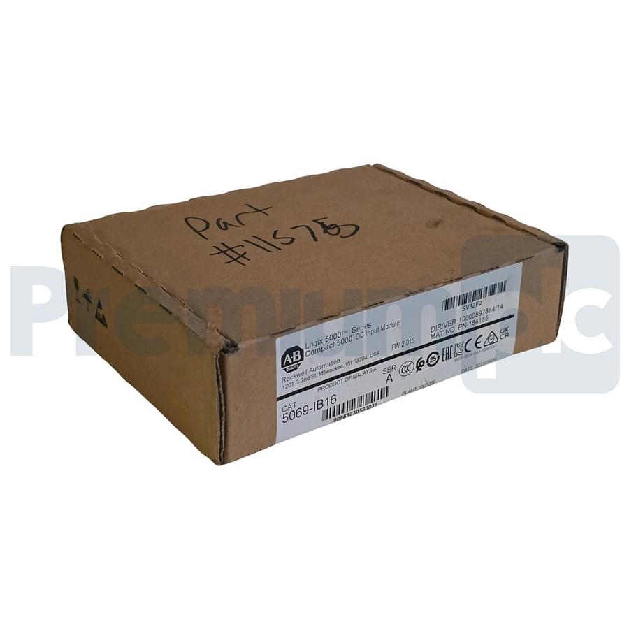 Used Allen Bradley 5069-IB16 /A CompactLogix 5000 16-Ch 24V DC Sink Input Module NSFS