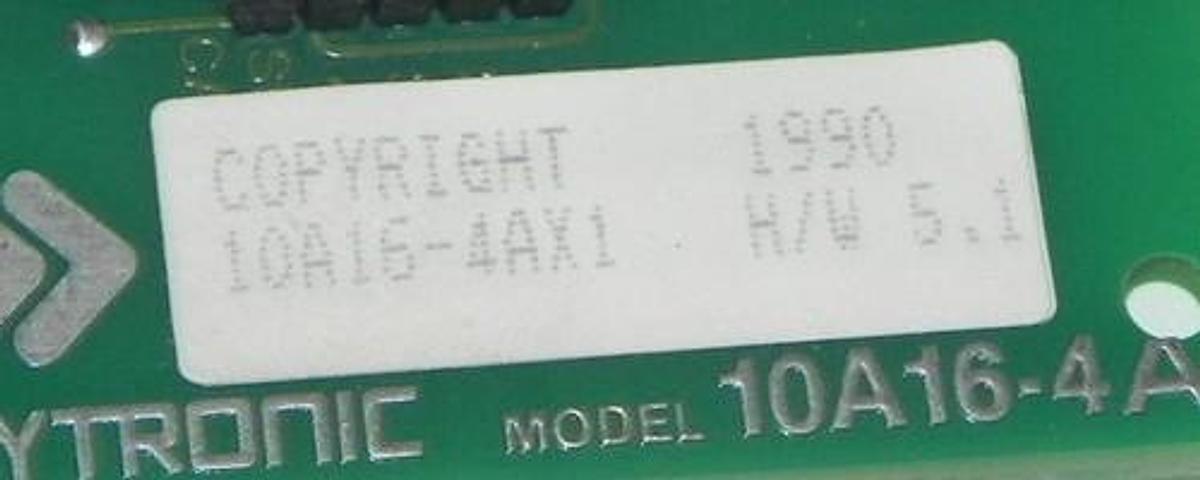 Used DAYTRONICS 10A16-4A CONDITIONER CARD 10A16-4AX1 H/W 5.1