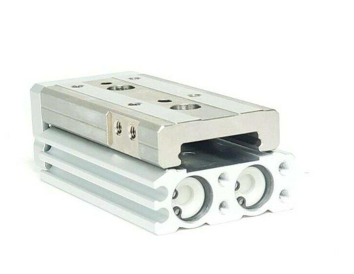 Used NEW SMC MXQ12-30 SERIES MXQ AIR SLIDE TABLE CYLINDER MXQC02 MXQ1230
