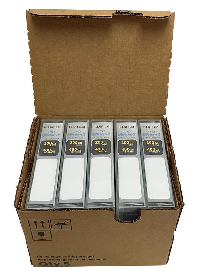 Used 15 FUJIFILM 600003229 LTO Ultrium2 DATA CARTRIDGES 200/400GB OEM NSFS
