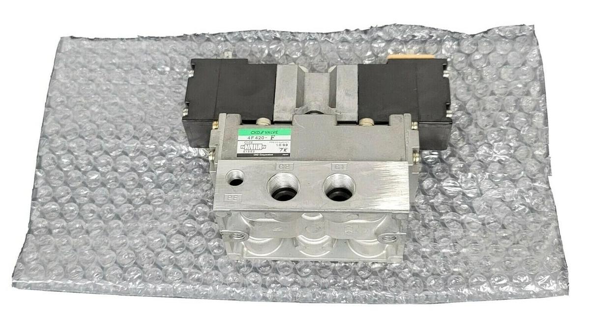 Used CKD 4F420-F VALVE 4F420 1.0-9.9 200/220V 50/60HZ