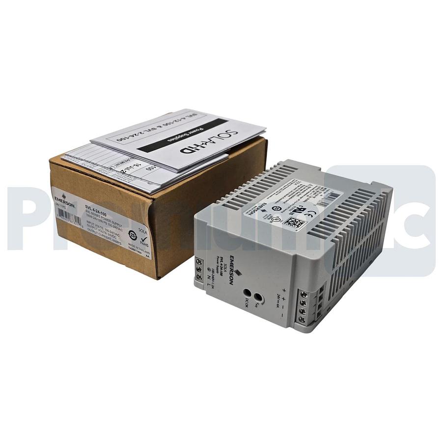 Emerson SolaHD SVL 4-24-100 Power Supply In: 100-240V Out: 24VDC 100W SVL424100