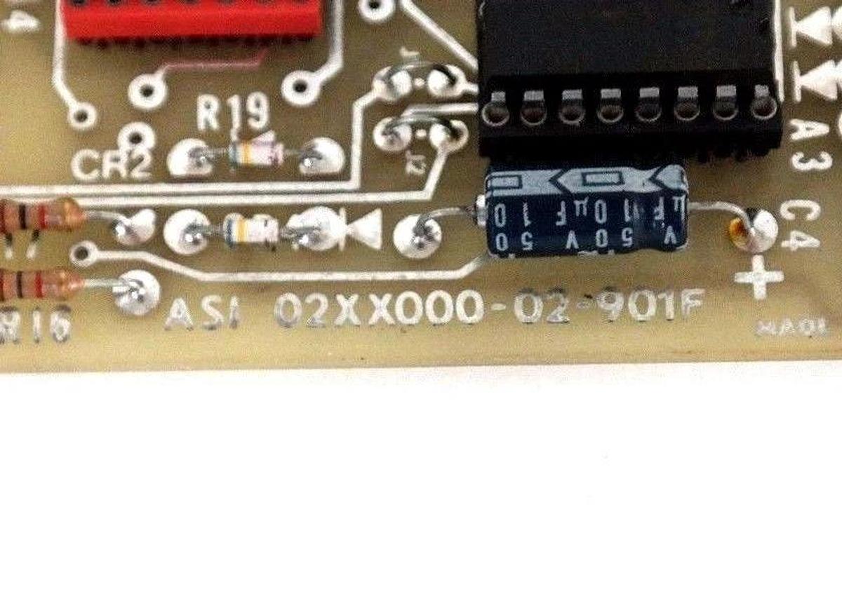 Used ASI 02XX000-02-901F CNC BOARD 02XX00002901F