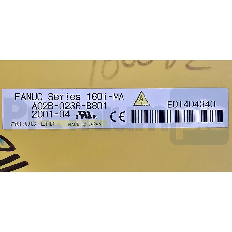 Used GE Fanuc Series 160i-M Operator Panel 10.4" Display A02B-0236-B801 160I-MA USPI