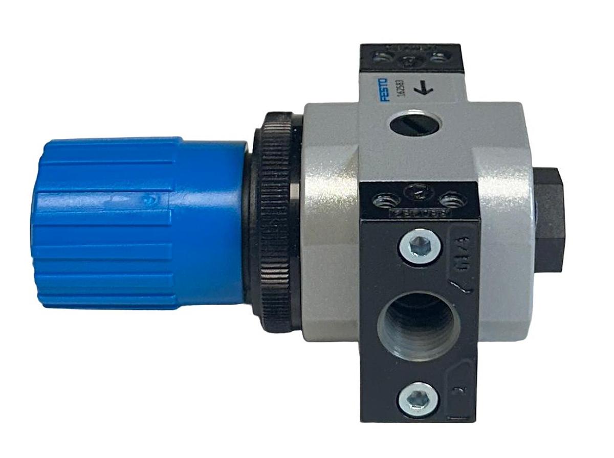 Used NEW FESTO LR-1/4-D-7-MINI / 162583 PRESSURE REGULATOR 7BAR 105PSI 0.7MPa NSMP
