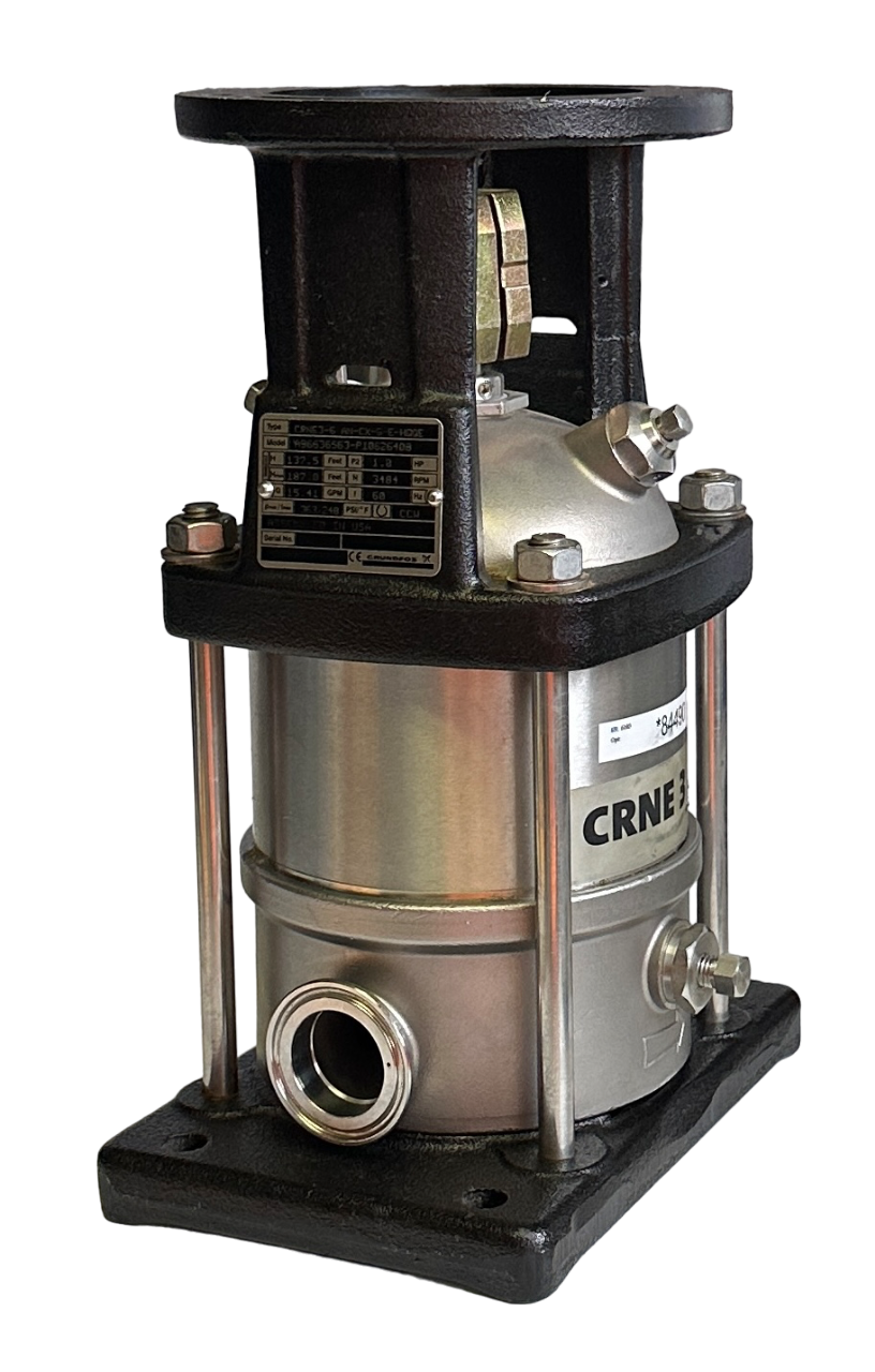 Used NEW GRUNDFOS A96636563-P10626408 CRNE3-6 AN-CX-G-E-HQQE PUMP ONLY 1HP 15.41GPM