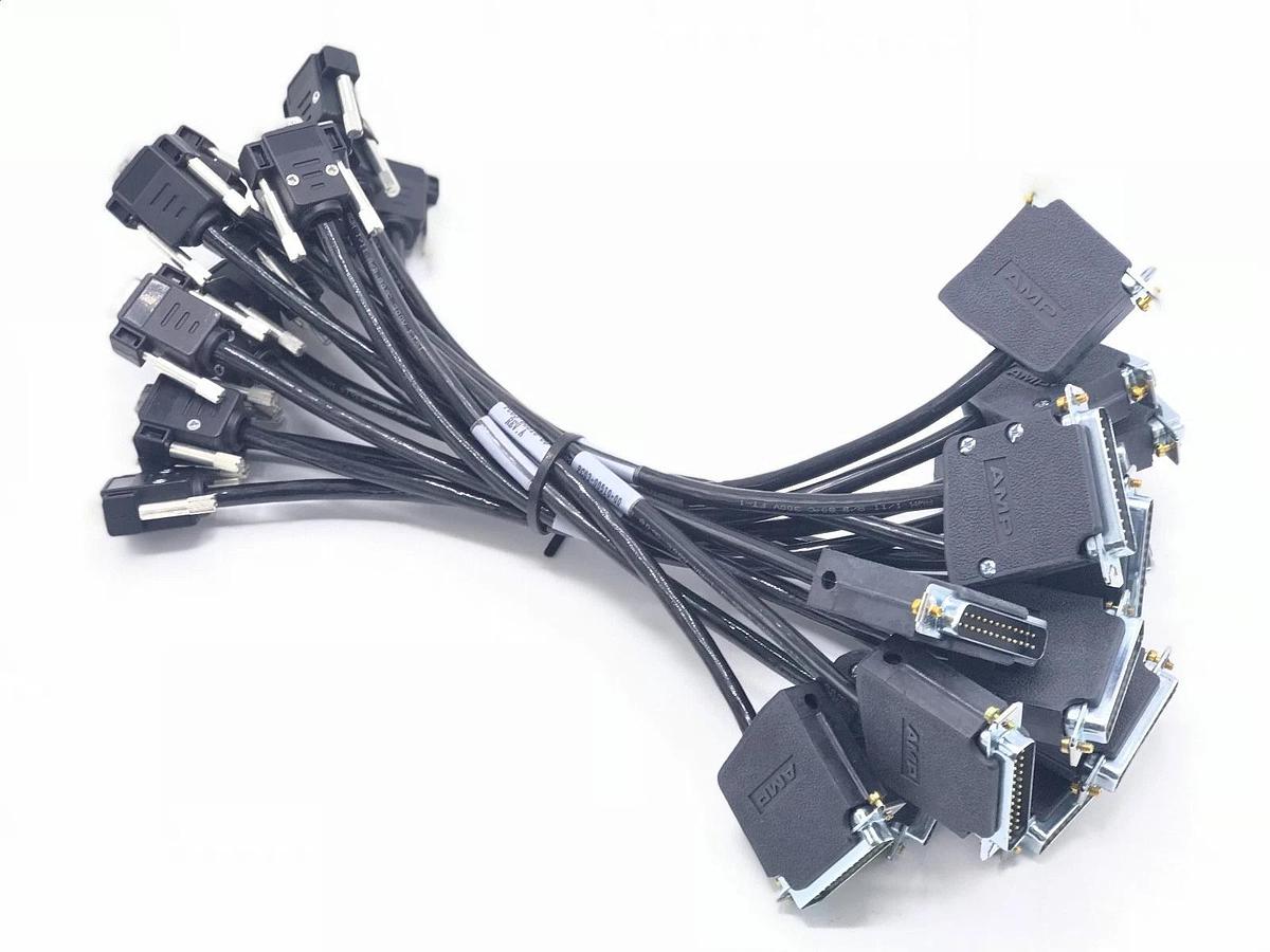 LOT OF 15 NEW BLACK BOX DB25M-DB9F MODEM CABLES 1 FT