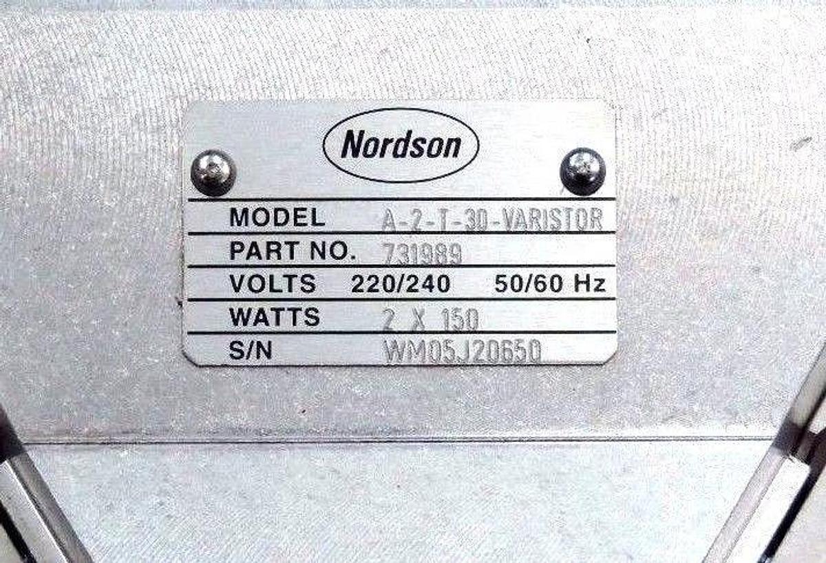 NIB NORDSON 731989 BLUE SERIES PNEUMATIC GUN, SOLIDBLUE A-2-T-30-VARISTOR