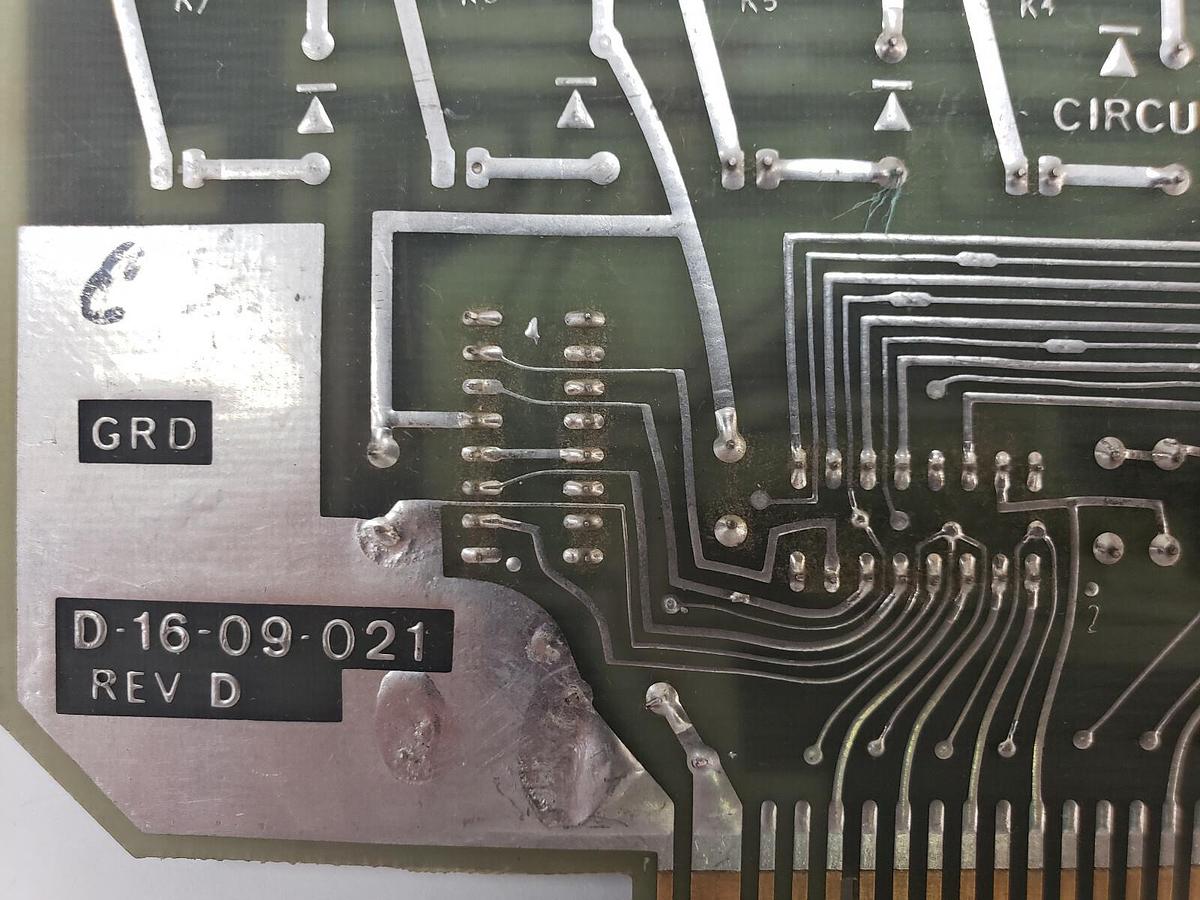 Used REPAIRED ISSC D-16-09-21 REV. D RELAY BOARD, D-16-12-082 REV. B, 348-RR-PB