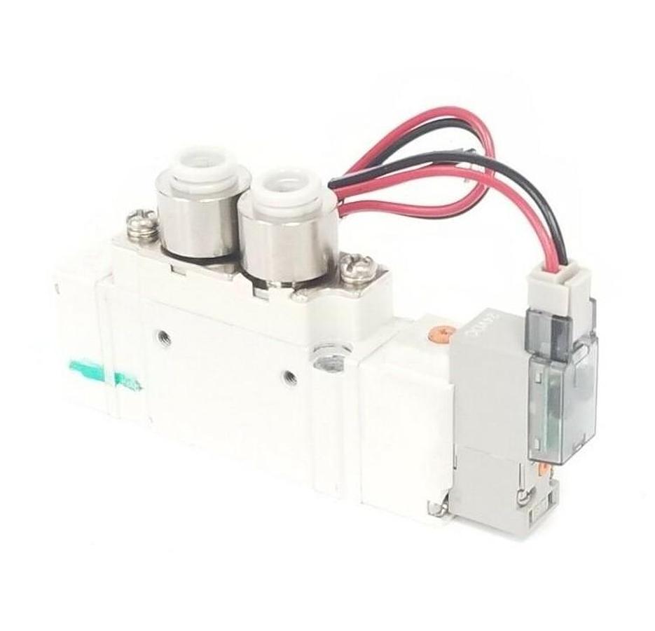Used SMC SY5120-5MZ-C6 SOLENOID VALVE 24VDC, 0.15-0.7MPa, SY51205MZC6