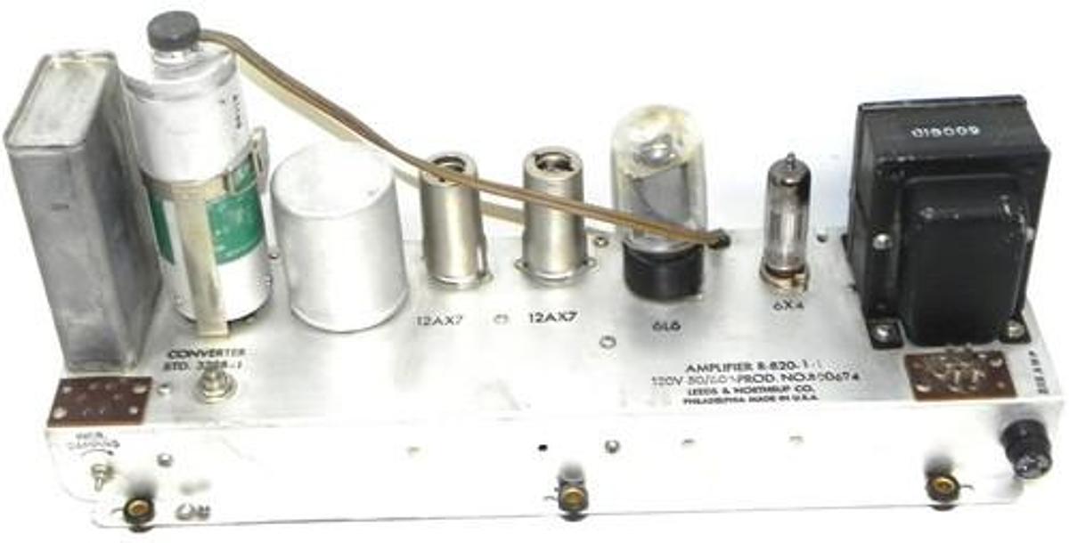 Used LEEDS & NORTHRUP R-820-1-1 AMPLIFIER R-820-1 PROD. NO. 800624 120V 50/60HZ