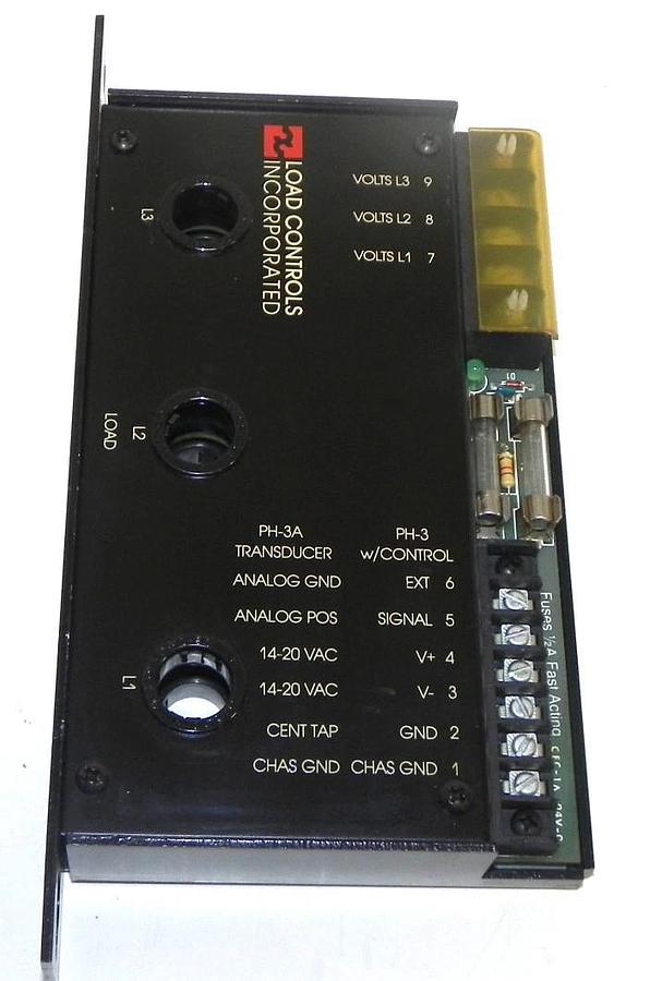 Used LOAD CONTROLS INC PH-3A POWER TRANSDUCER PH3A