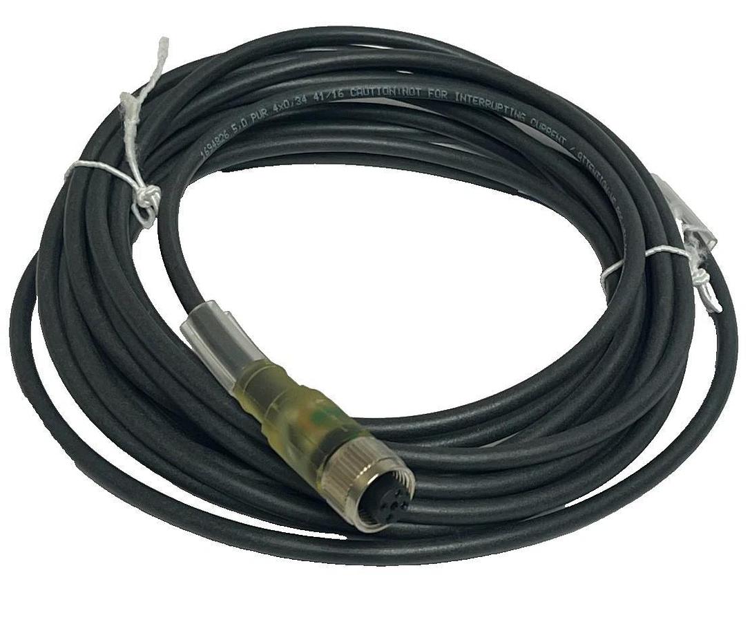 Phoenix Contact 1694826 M12 Female Straight Sensor Cable 5m 4-Pin 2-LED PUR NEW