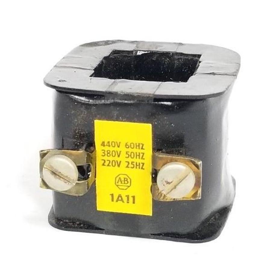 Used NEW ALLEN BRADLEY 1A11 COIL 440/380/220V FOR SIZE 1 CONTACTOR