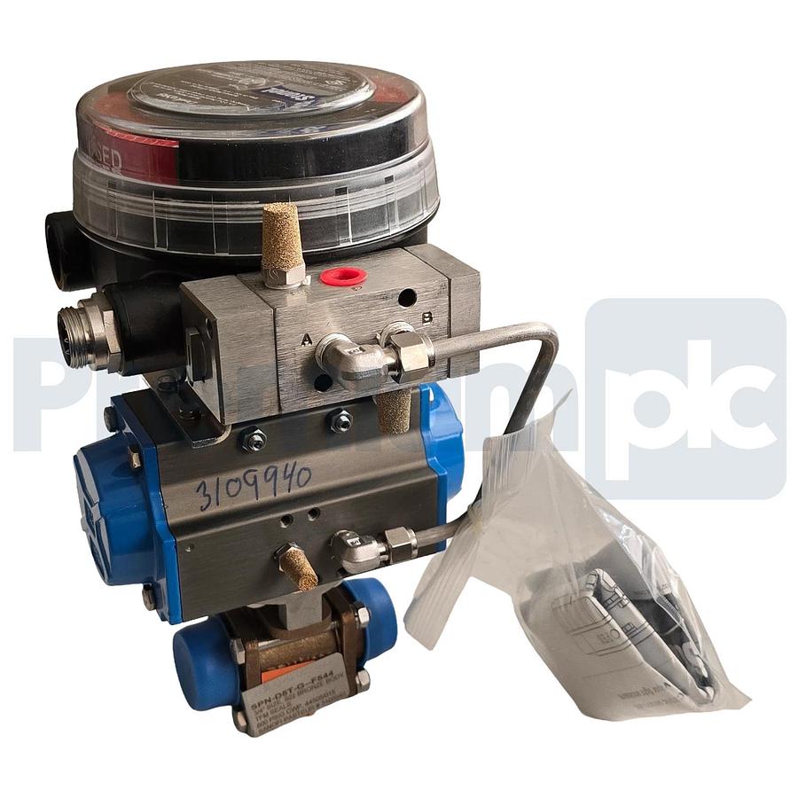 PBM PAVBL453S-0063 Actuator 3/4" Bronze Valve w/ StoneL Onyx ON922 DNet Monitor