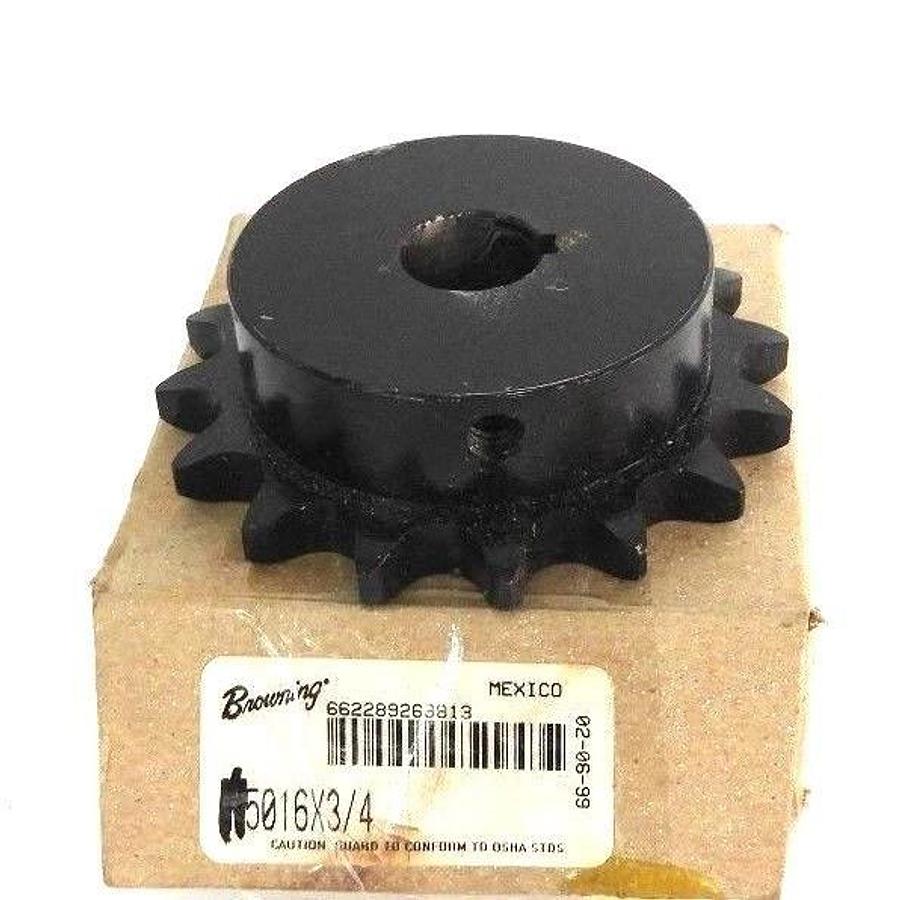 Used NIB BROWNING H5016X3/4 SPROCKET 16TEETH, 3/4" BORE, H5016-3/4