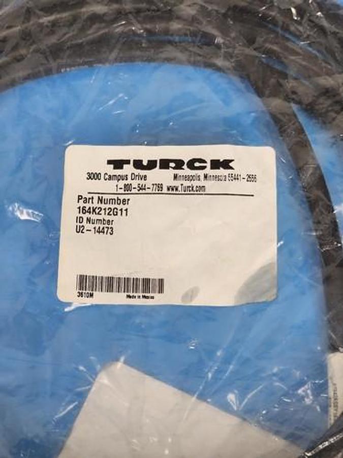 NEW TURCK 164K212G11 CABLE ID NUMBER U2-14473