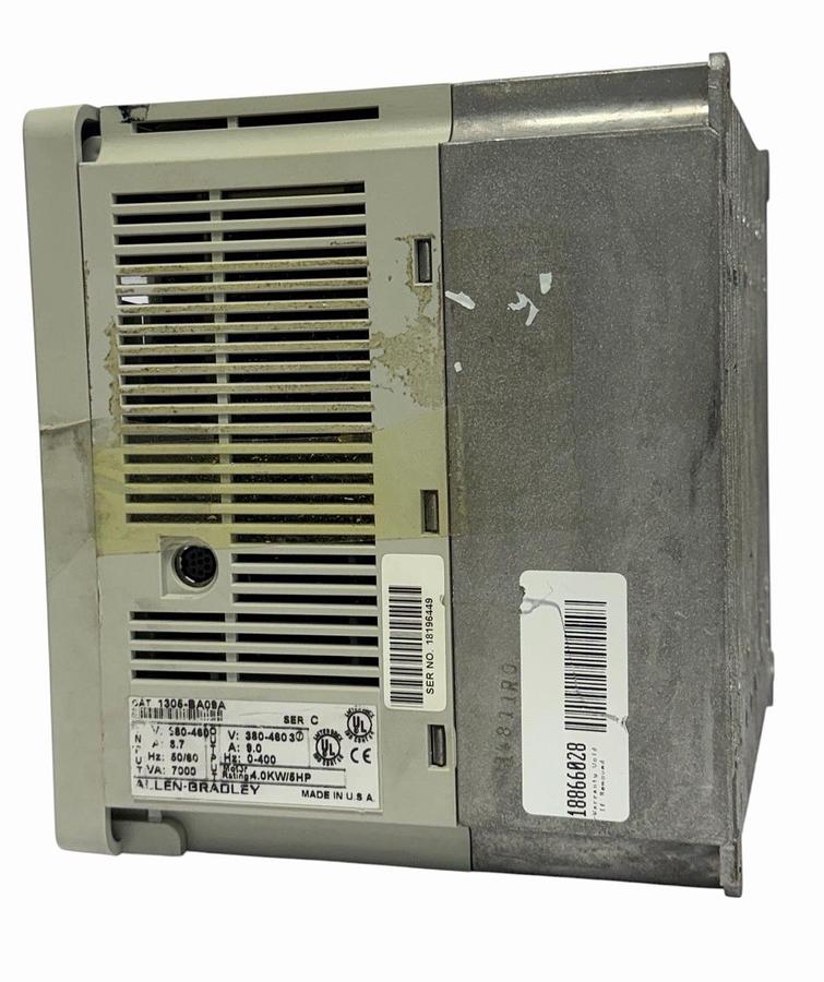 Used ALLEN BRADLEY 1305-BA09A AC DRIVE 1305 SERIES 8.7A 1305BA09A SER. C