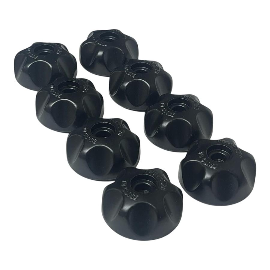 Used Lot of 8 Dräger 4059015 SCBA Cylinder Valve Handwheels - PSS 7000 5000 - NSNP