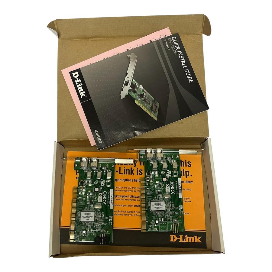(2) Dell Adaptec AFW-2100 2-Port FireWire IEEE-1394 PCI Controller Card 0Y9457