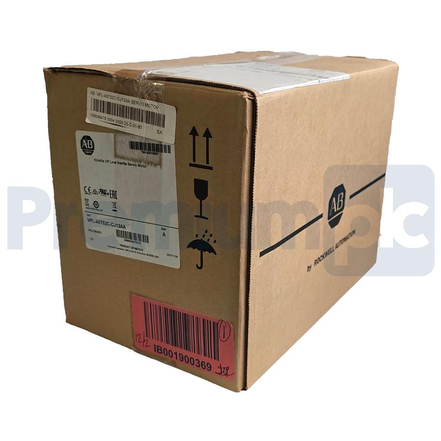Used Allen-Bradley VPL-A0752C-CJ12AA /A Kinetix VP Low Inertia Servo Motor 240V NSMP