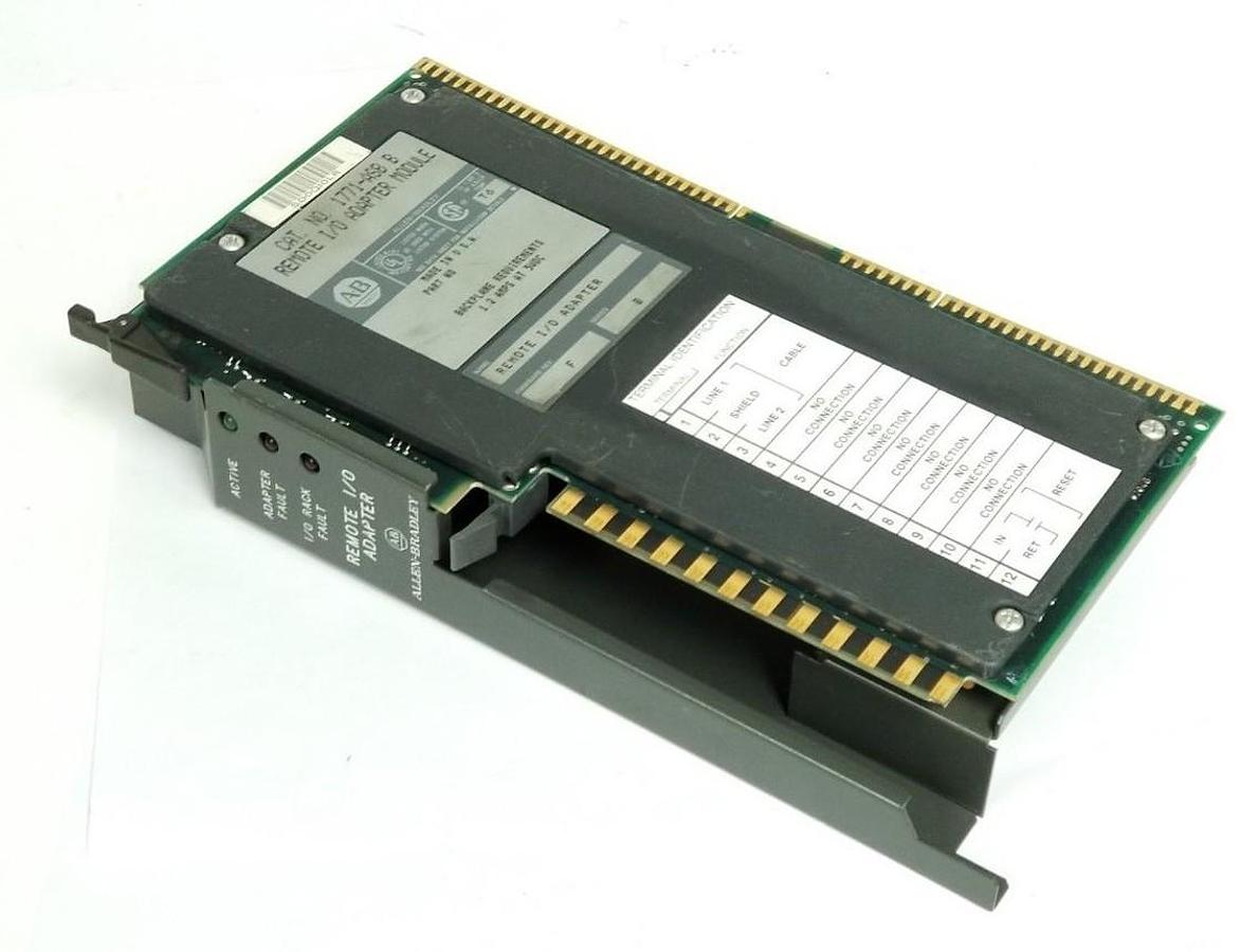 Used ALLEN BRADLEY 1771-ASB SER. B REMOTE I/0 ADAPTER F/W: F, 1771ASB