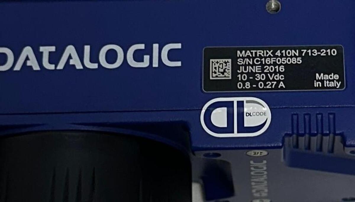 Used DATALOGIC MATRIX 410N 713-210 / 937401098 MATRIX SCANNER 10-30VDC .8-.27A NSNP