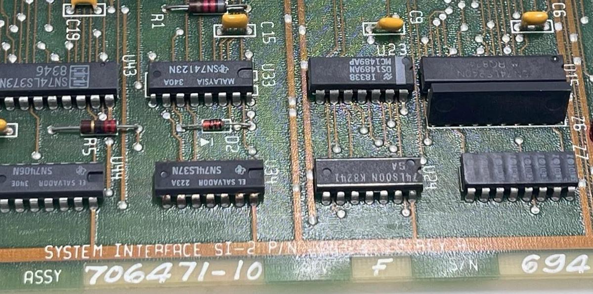 Used Excellon System Interface SI-2 | P/N 206473-19 Rev A | Assy 70641-10 Rev F
