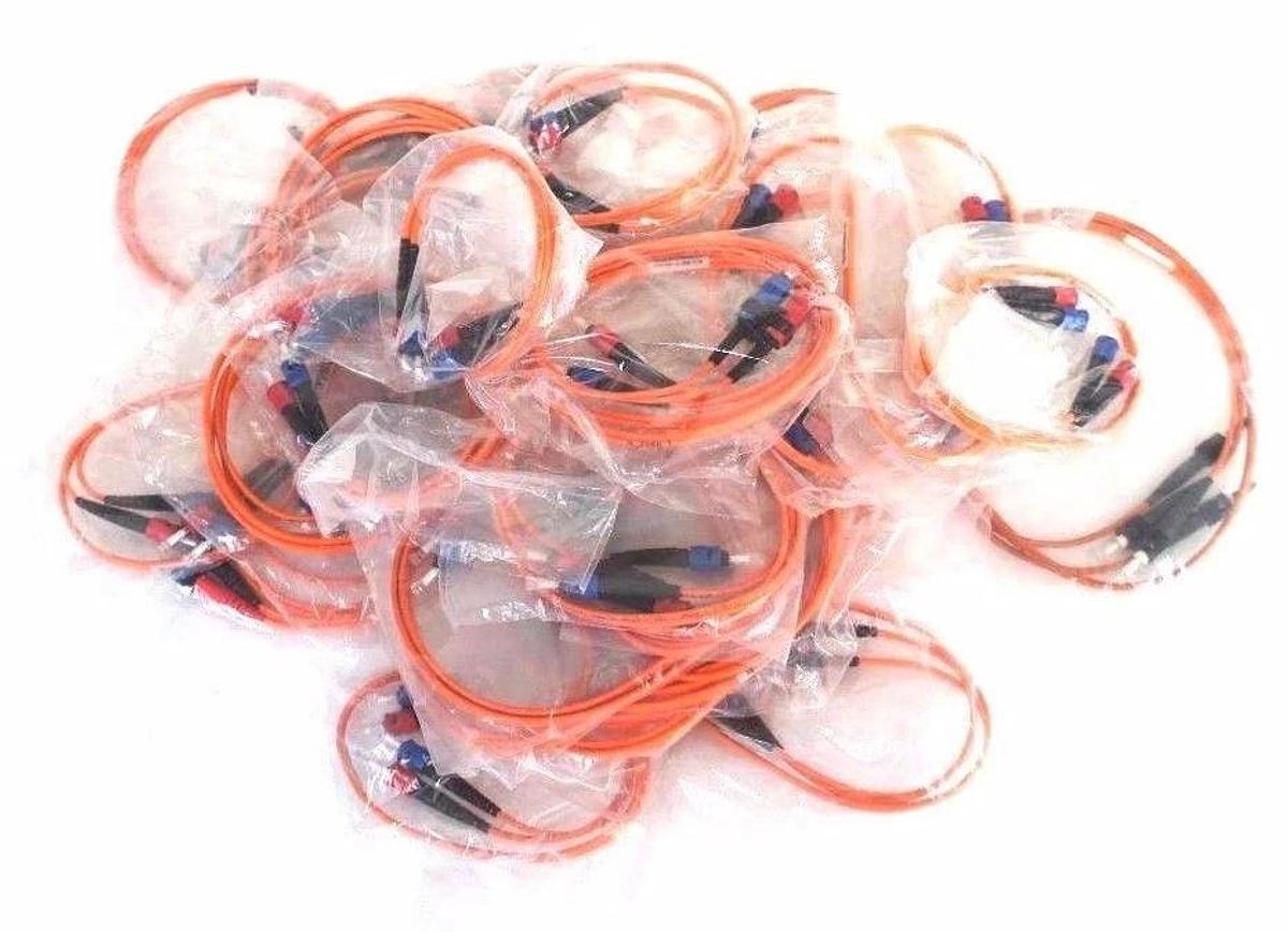 Used LOT OF 26 NEW CORNING OPTICAL CABLES