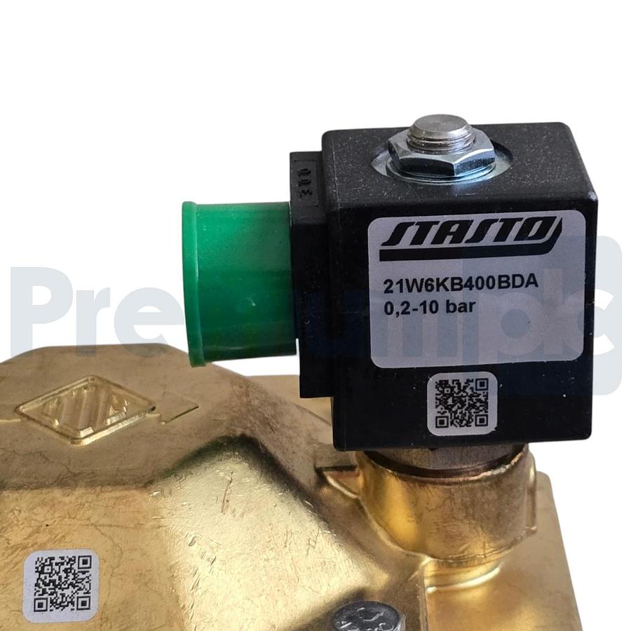 ODE STASTO 21W6KB400-BDA08024CS 2/2-Way Solenoid Valve Kit NC 1-1/2" Brass 24VDC