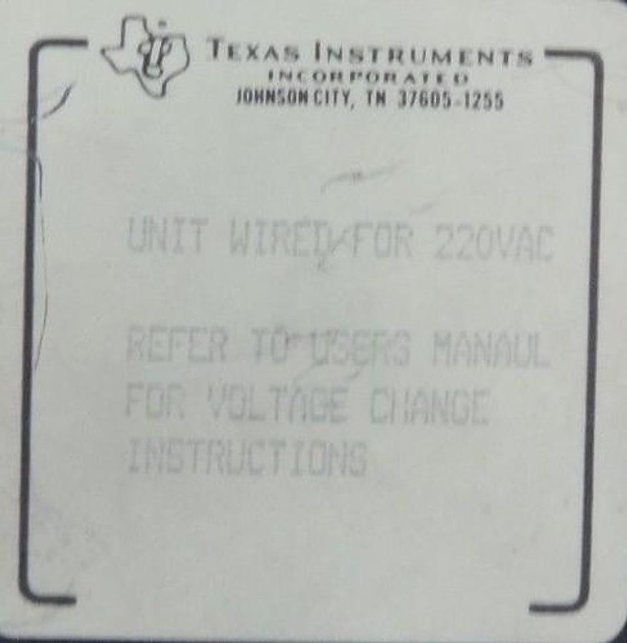 Used SIEMENS TEXAS INSTRUMENTS 500-2151-A POWER SUPPLY 3AMP 110/220VAC 150VA 5002151A