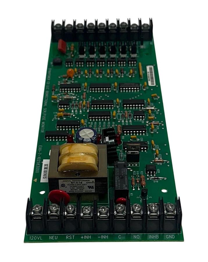 Used DYNAPOWER CO EUU-7-102583000 / EUU7102583000 SCR / FUSE MONITOR BOARD USNP