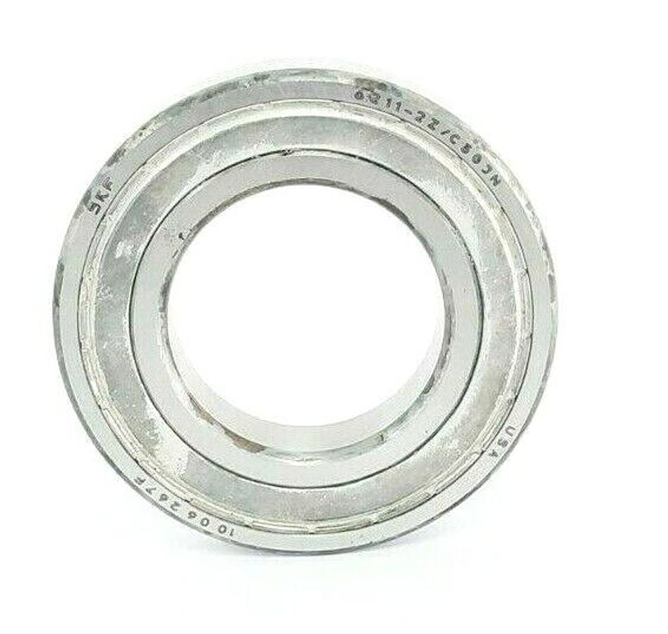 Used SKF 6211-2Z/C3GJN SINGLE ROW BALL BEARING 1006267F