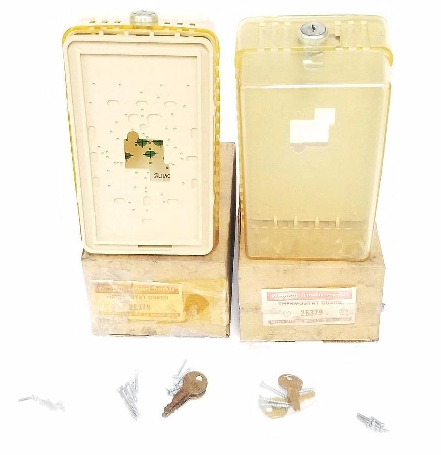 Used LOT OF 2 NIB DAYTON 2E379 THERMOSTAT GUARDS
