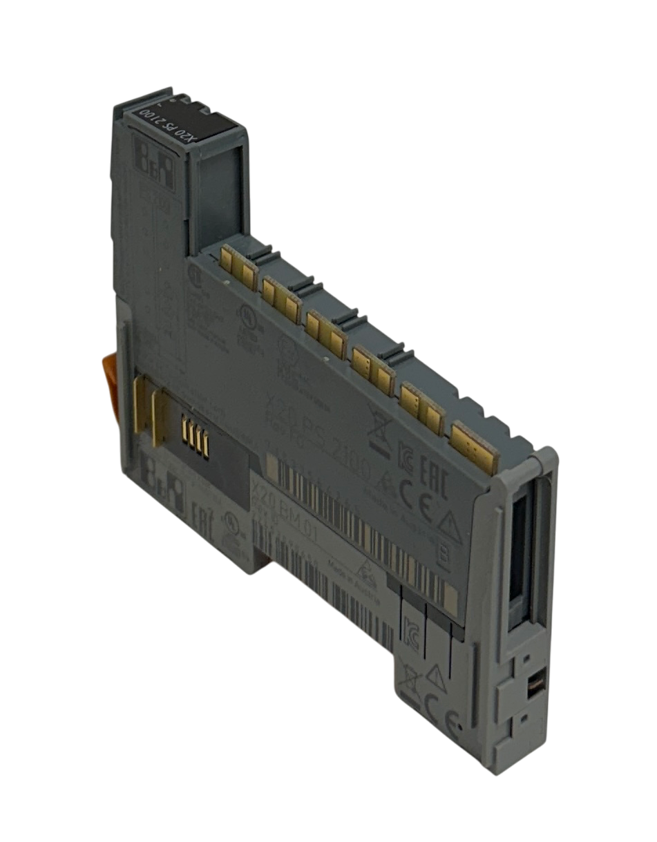Used B&R X20 PS 2100 / X20PS2100 POWER SUPPLY MODULE X20 SERIES X20BM01 BASE USNP