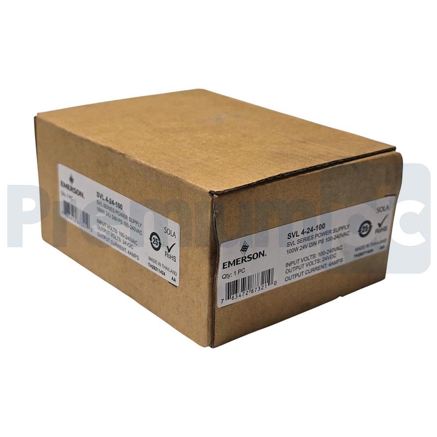 Emerson SolaHD SVL 4-24-100 Power Supply In: 100-240V Out: 24VDC 100W SVL424100