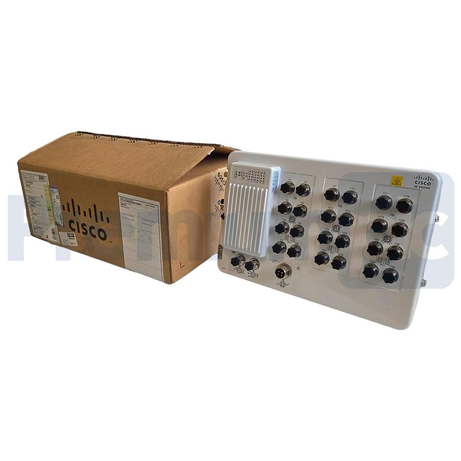 Used Cisco Catalyst IE3400 | IE-3400H-24FT-E Ethernet Switch 24-Port M12 | IP67 NSMP
