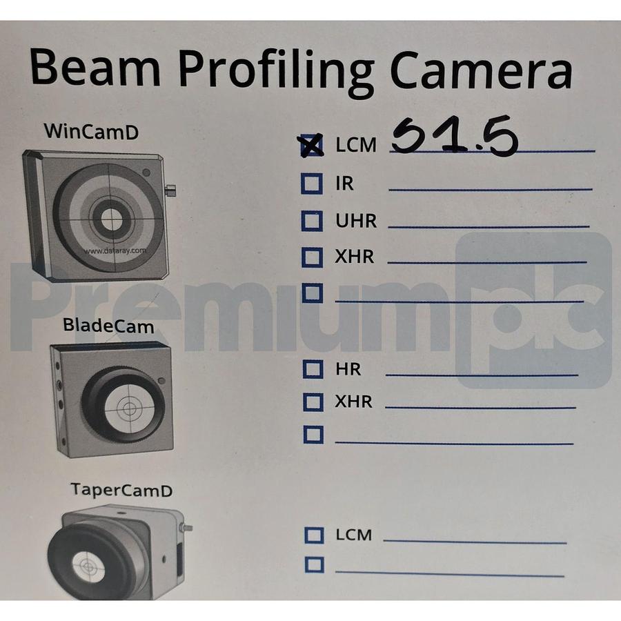 Used DataRay WinCamD-LCM CMOS Beam Profiler S-WCD-LCM-S1.5 2048x2048 Pixels USB3 NSMP