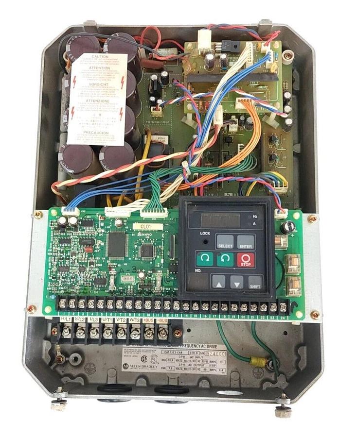REPAIRED ALLEN BRADLEY 1333-CAB /D ADJUSTABLE AC DRIVE 10.4kVA 5HP 1333CAB