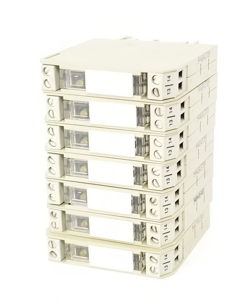 Used LOT OF 7 LUTZE RE4-0716 RELAYS 115V INPUT, 730716, RE40716