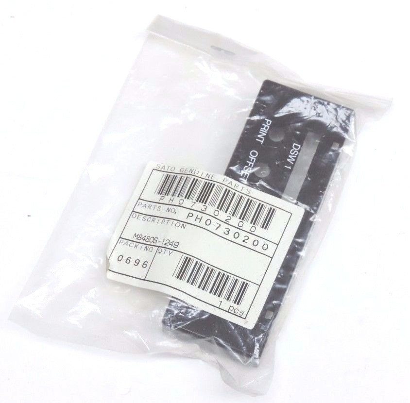 Used NEW SATO PH0730200 DIPSWITCH COVER M8480S-1249
